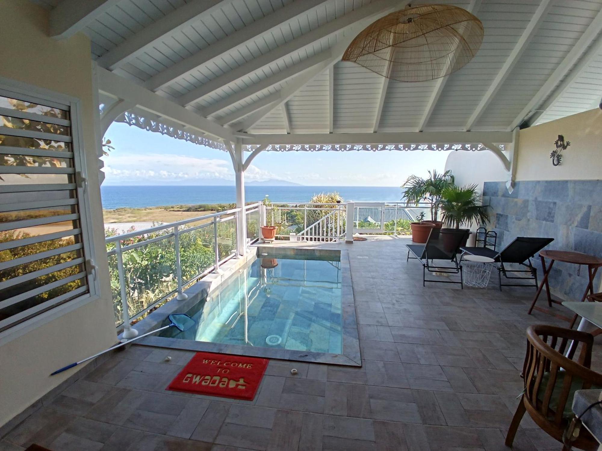 Aux Colibris Amoureux : Loft De Standing Avec Vue Mer Grand-Bourg  Exterior foto