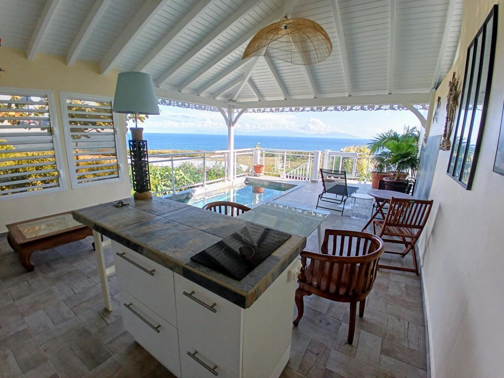 Aux Colibris Amoureux : Loft De Standing Avec Vue Mer Grand-Bourg  Exterior foto
